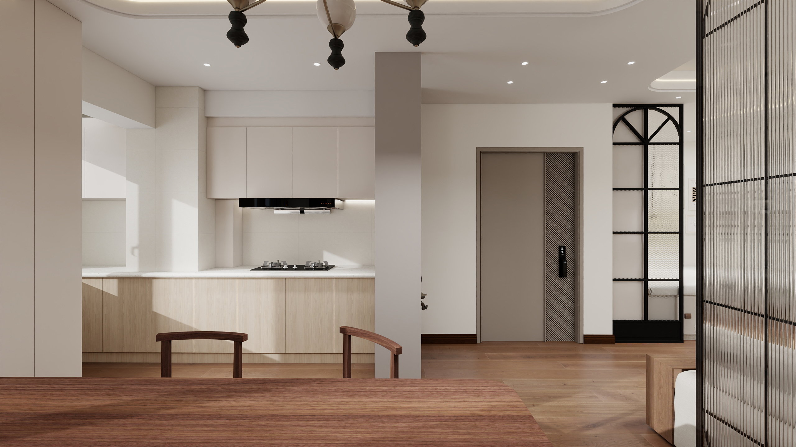 叁舍室内空間設計-睦邻二期120边户法式-装修设计方案