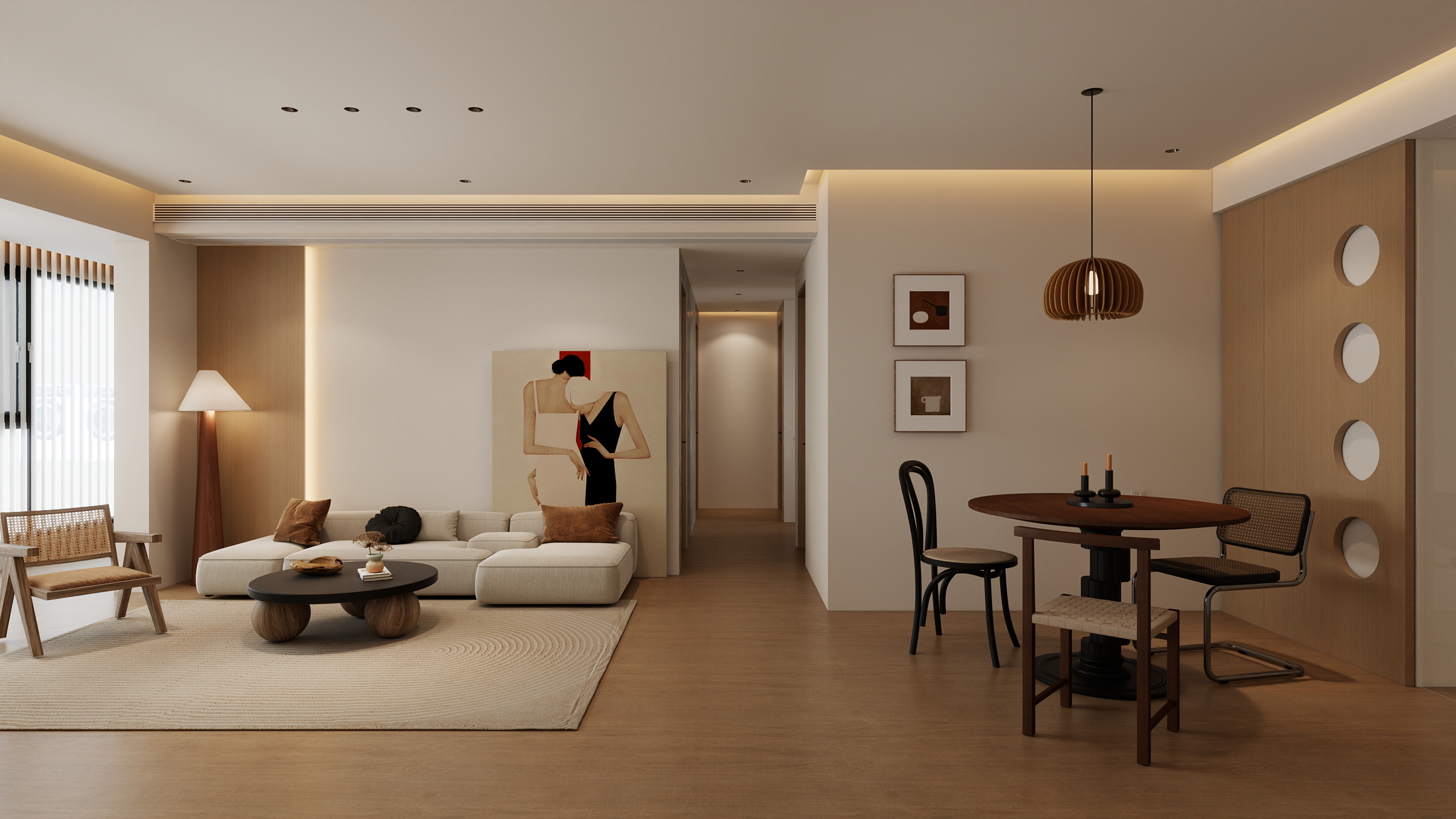 装修设计帮-黄石新城明昱小区117㎡2室装修效果图