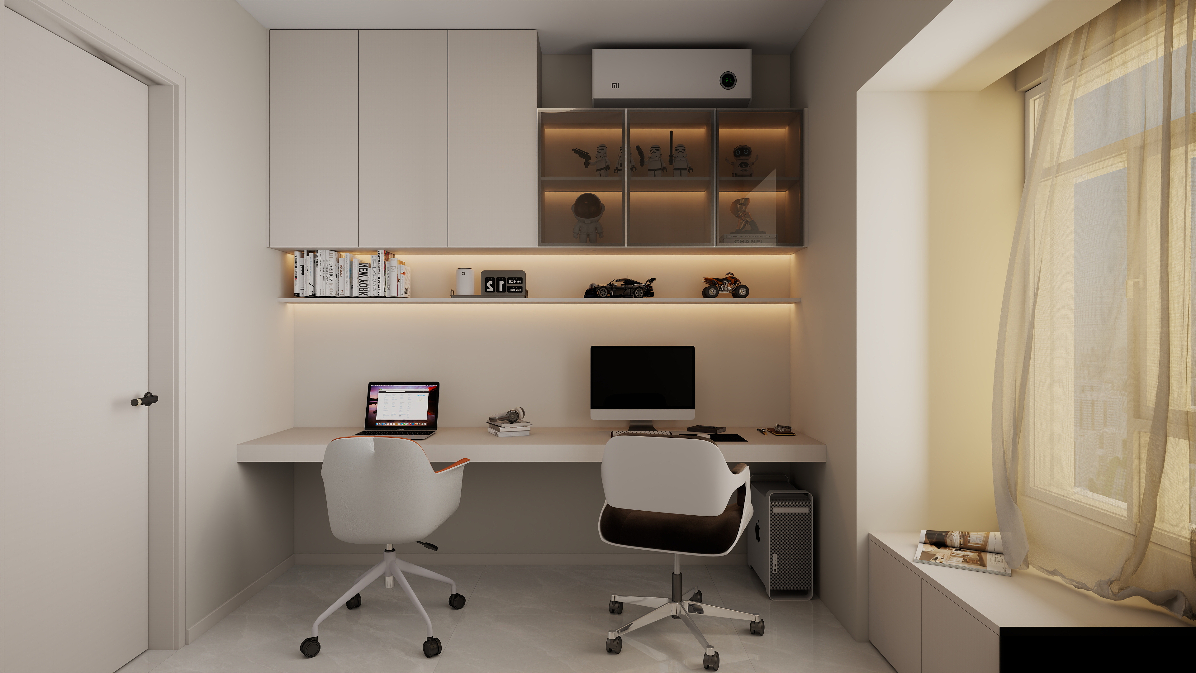 彭勇.全案设计-润达国际115㎡4室装修效果图