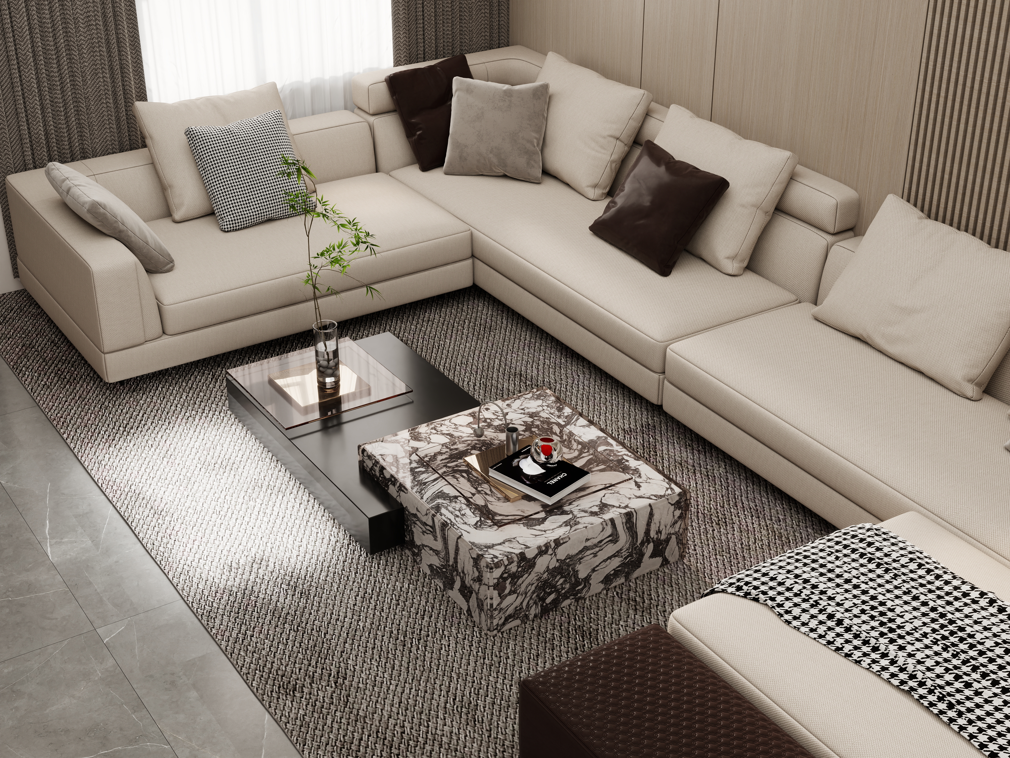 壹诺设计工作室-现代极简装修效果图