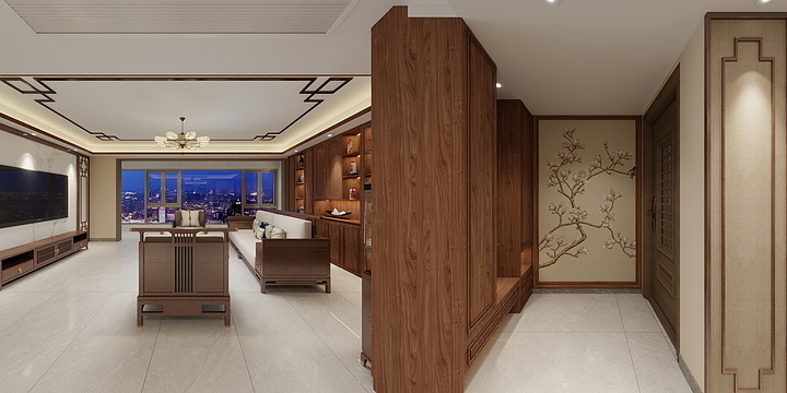 昆仑马中华-岳湖台17#401-装修设计方案