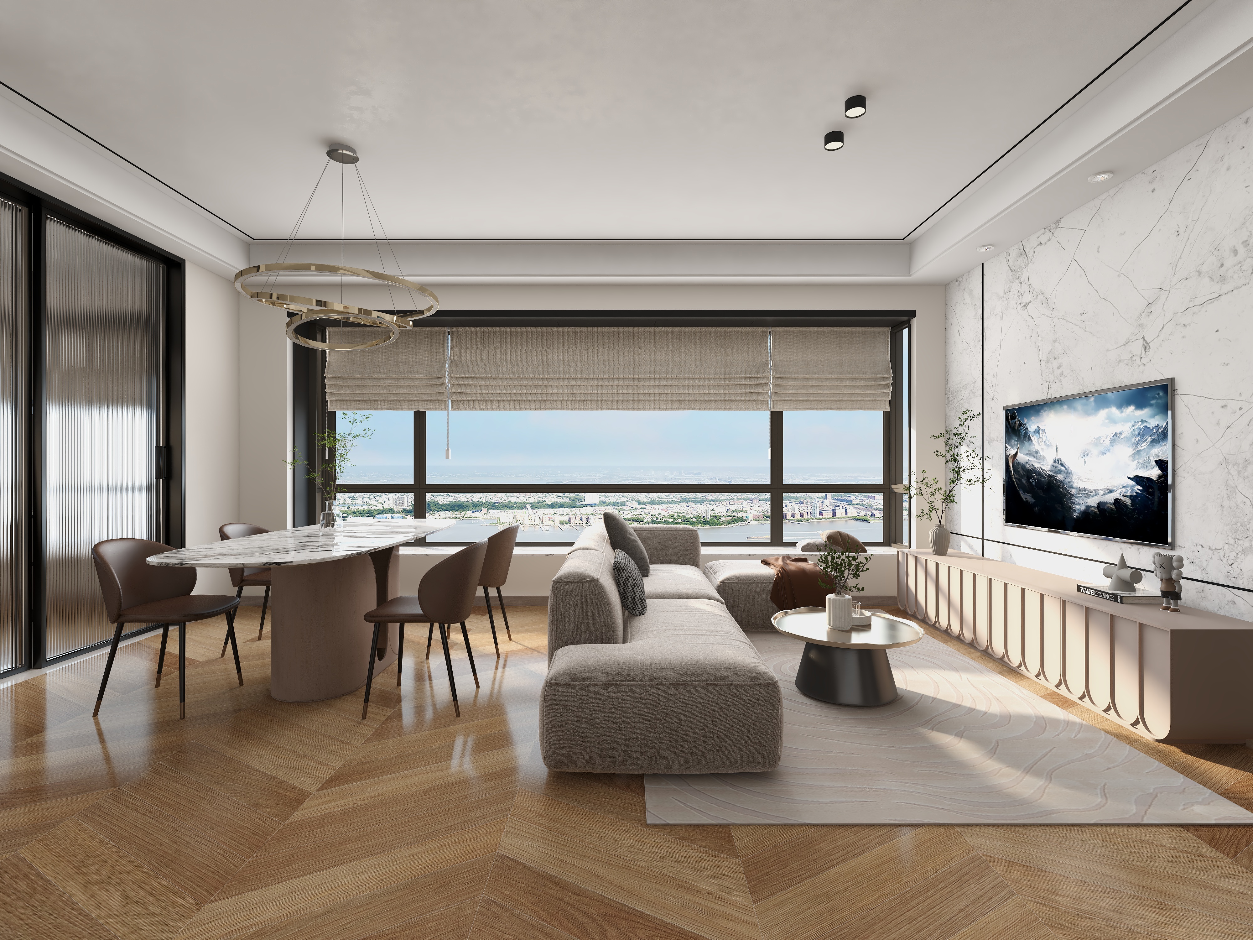 鲍意君-华灯之下装修效果图