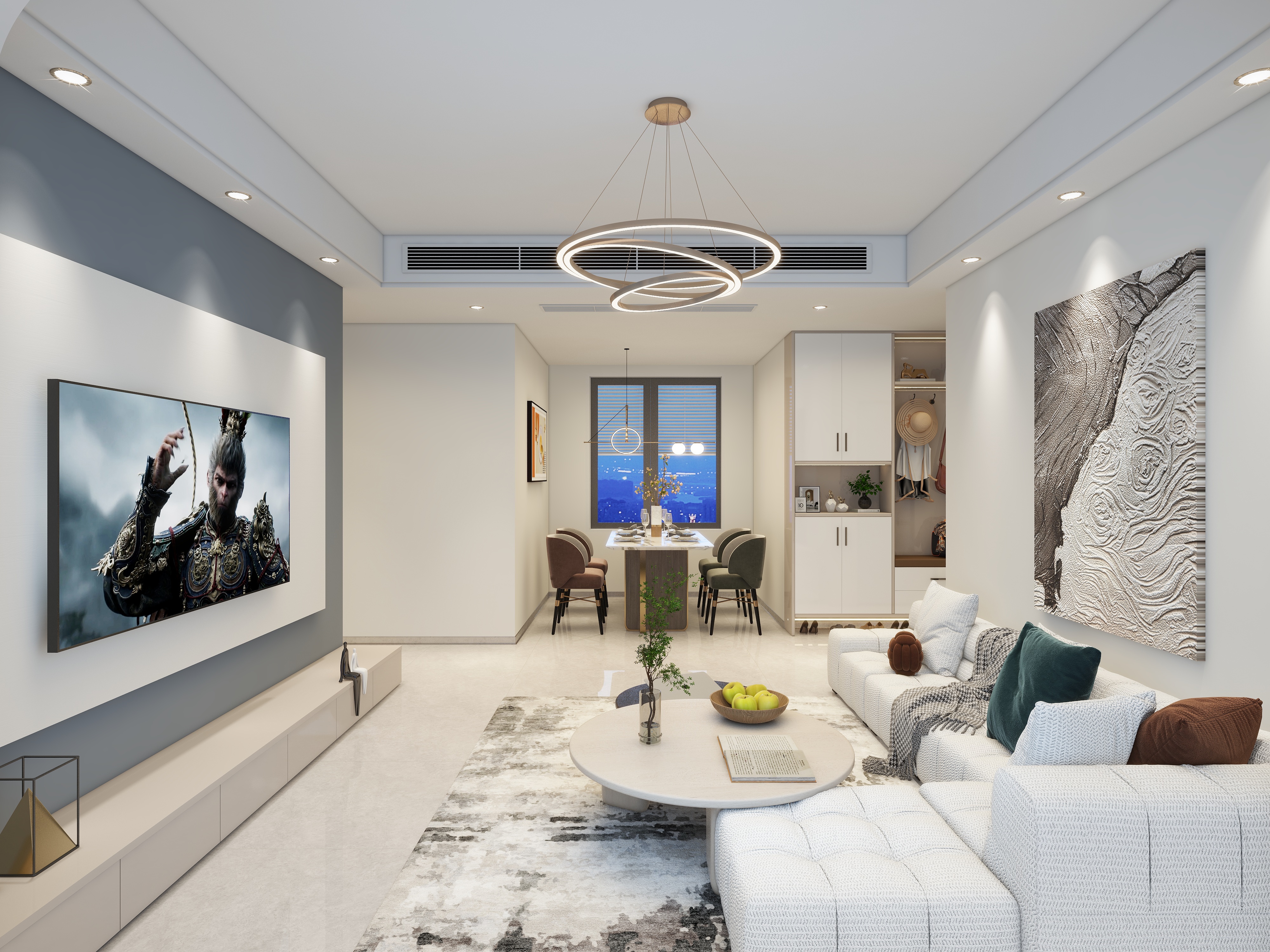 爱荣装饰工程有限责任公司-佰盛.香诚壹号105㎡D户型（10-1902）王姐-装修设计方案