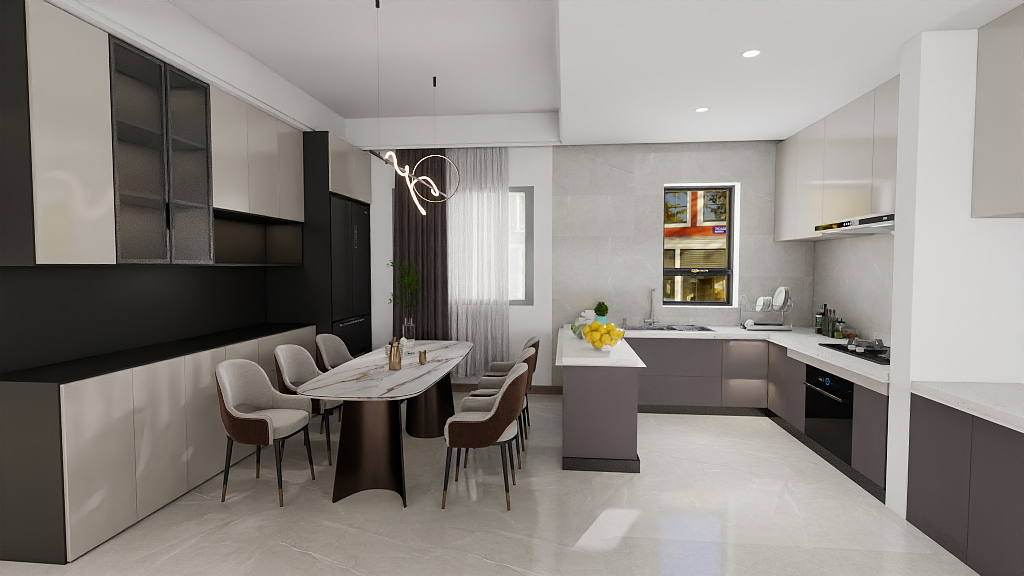 蛙蛙会设计-a一路向南y ，现代简约210（等）-装修设计方案