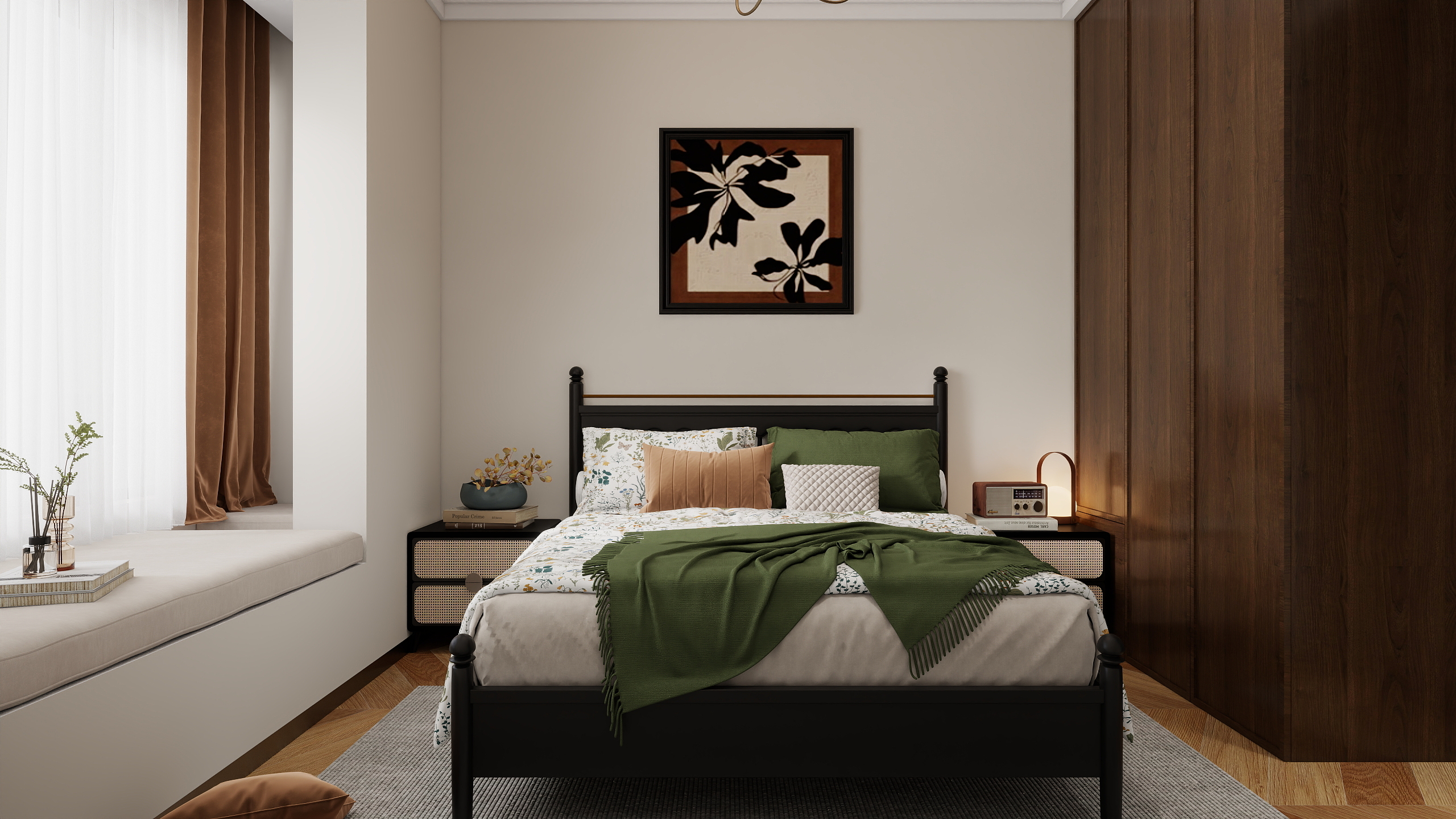 李林-漫城都荟法式124㎡3室装修效果图