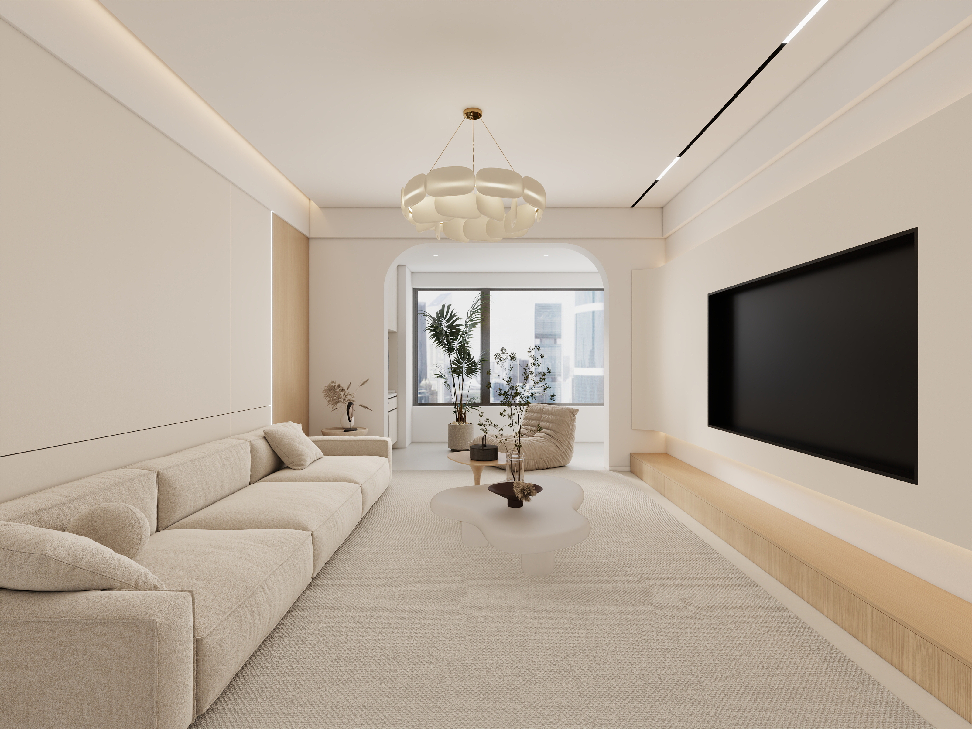 Jerry-空间设计-121㎡3室装修效果图