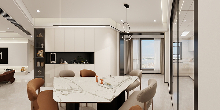 笔缘-壹号公馆李总雅居全景效果赏析-装修设计方案