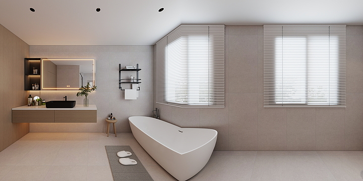 芝芝.-分路镇霍桥别墅卫生间-装修设计方案