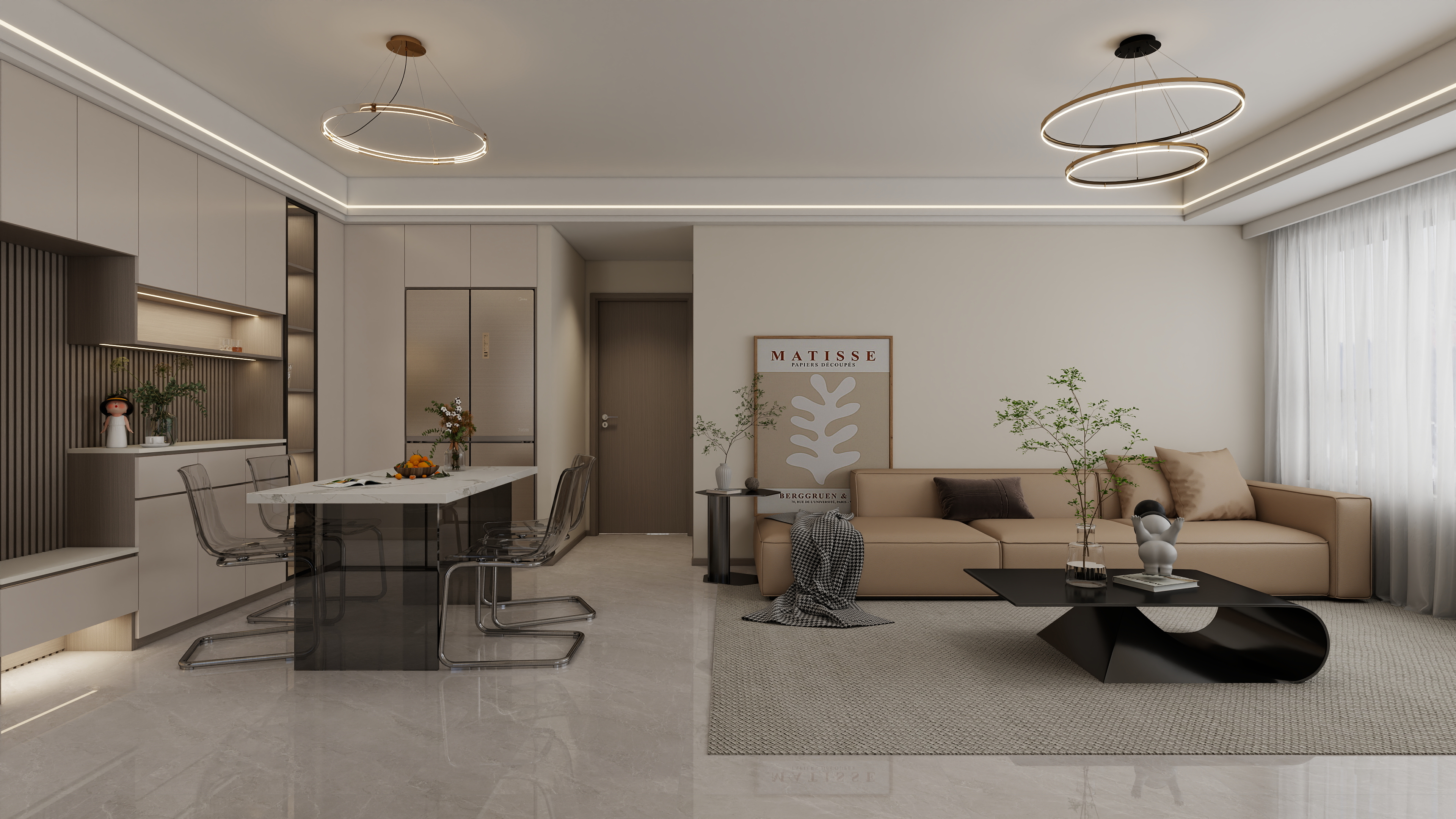 设计师|徐徐-四季公馆13-1409-装修设计方案