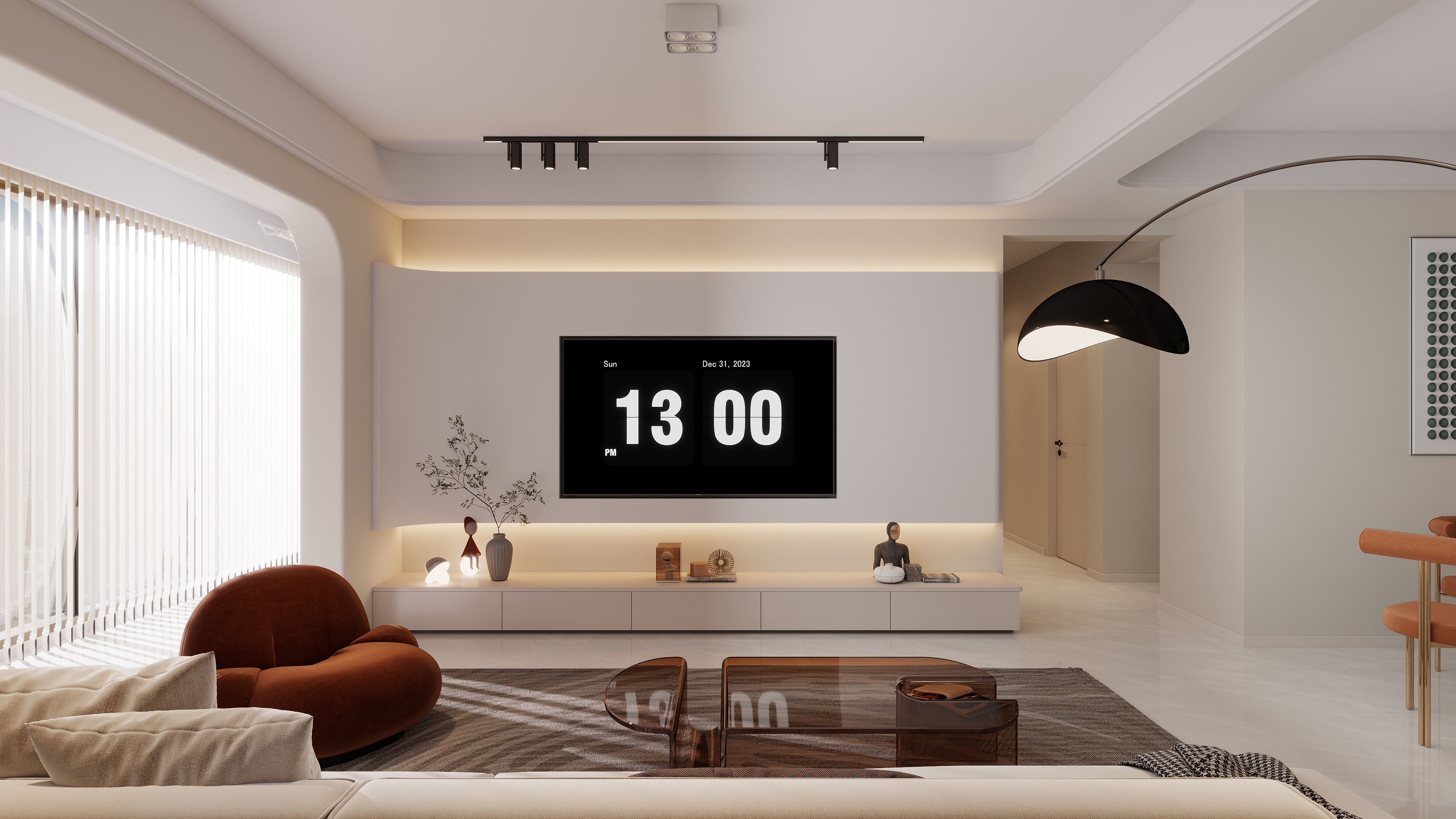 彭勇.全案设计-润达国际115㎡4室装修效果图