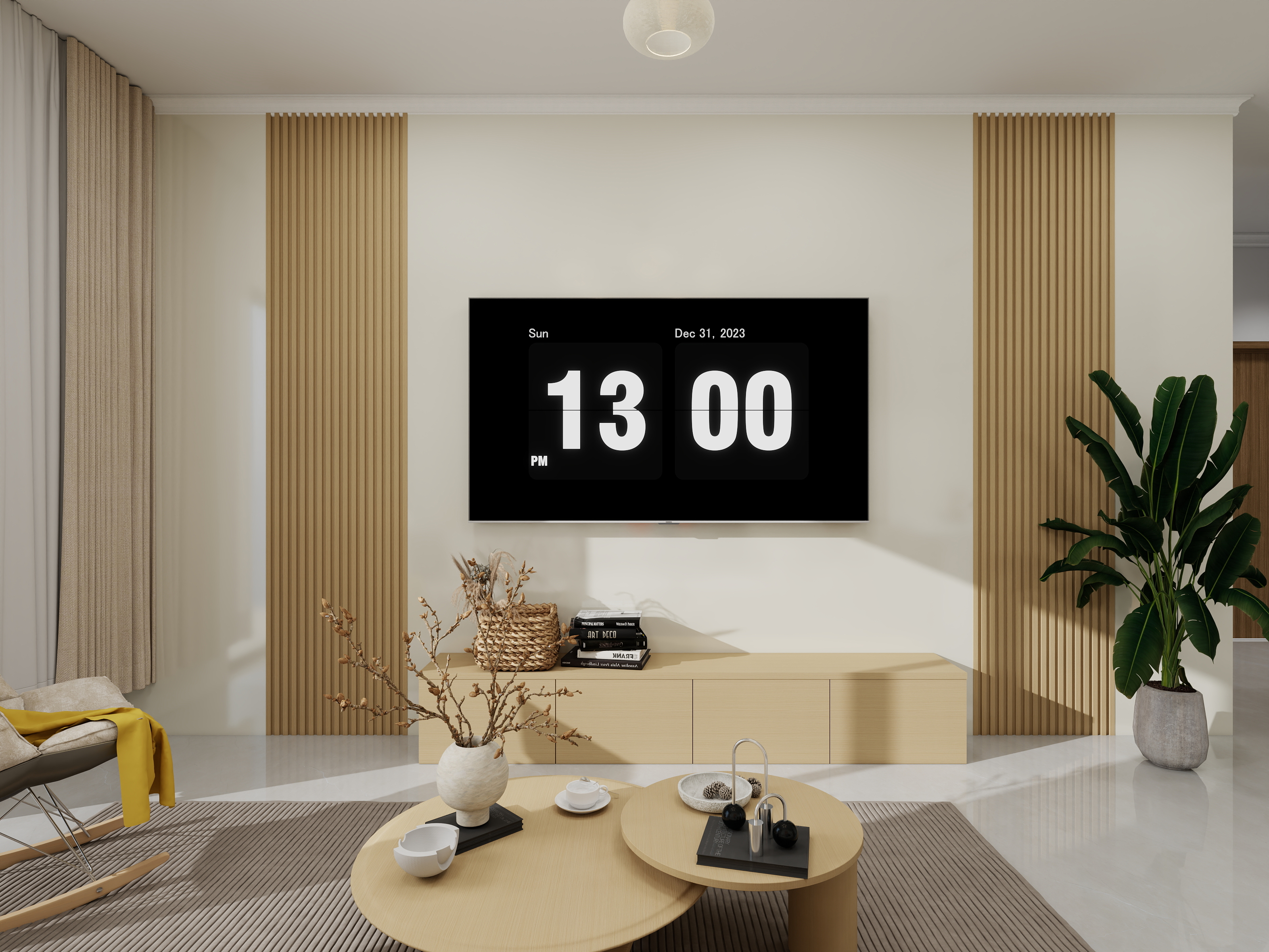 设计-男孩-中建滨水苑94平方三居室装修效果图