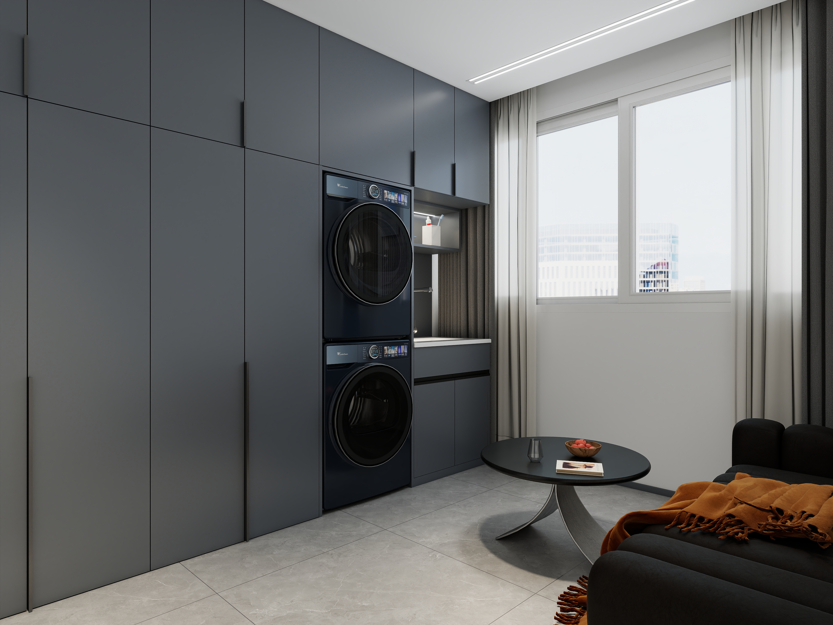 丨默涵丨-轩苑尚品B区-现代极简装修效果图