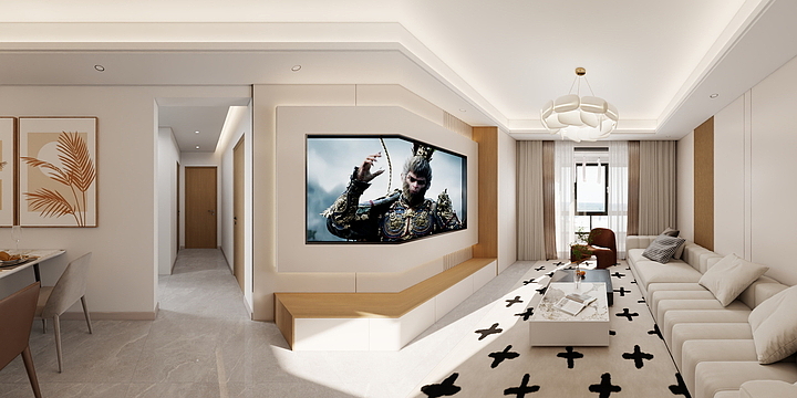 零点效果图代画-永修凯旋城89-1-803-装修设计方案