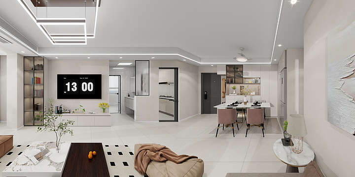 整体家装司设计-嘉利学府D5-1404-装修设计方案