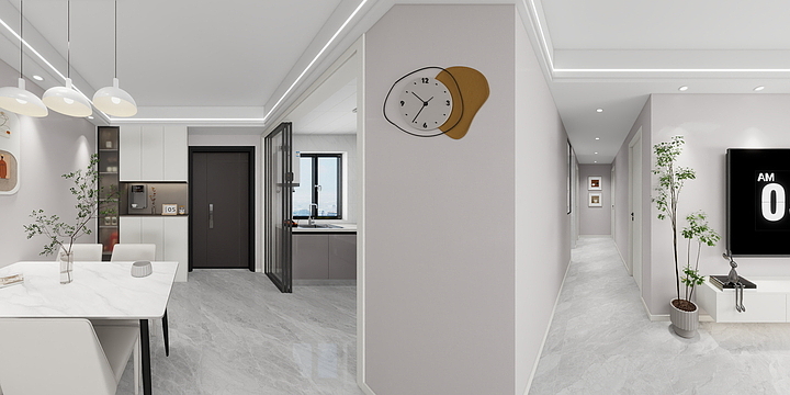 尚景逸家装饰设计-蚌埠苏州府姑苏苑4栋1单元1001-装修设计方案