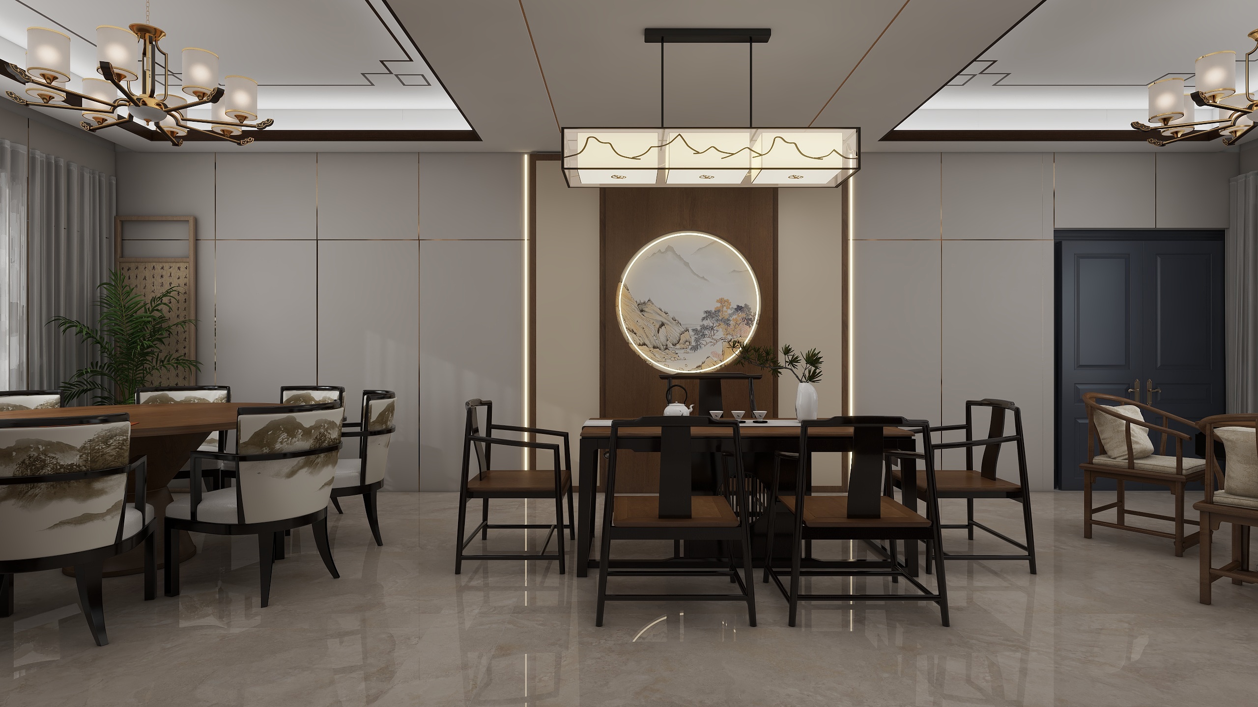 A拾柒.-196㎡1室-装修设计方案