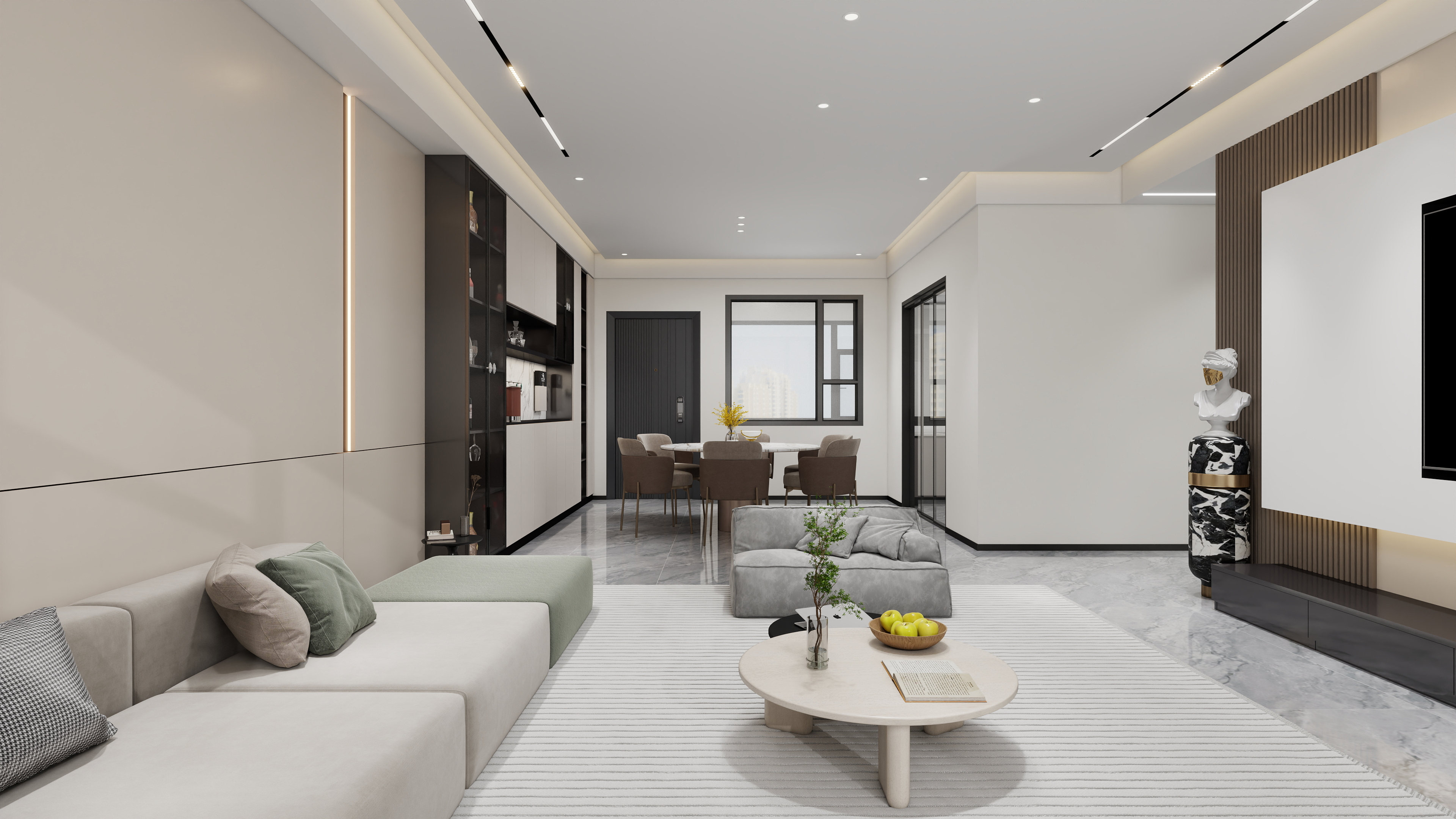 设计师李遥-二层自住区效果图-装修设计方案