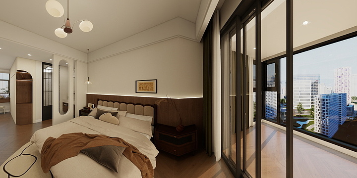 理想君-文德湖屿树中古1-装修设计方案