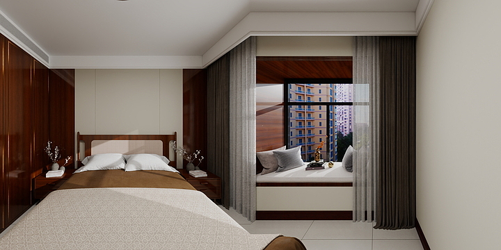 客寓浠城-如意学府8-2-1702中式-装修设计方案