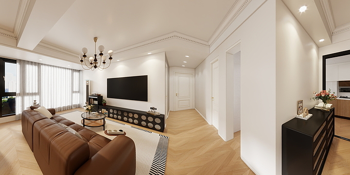 峨眉山市圆梦空间装饰-峨眉骊景4-1-804-装修设计方案