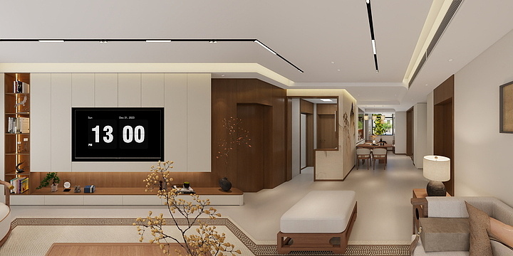 翰方设计2号-中谷城宋式美学风-装修设计方案