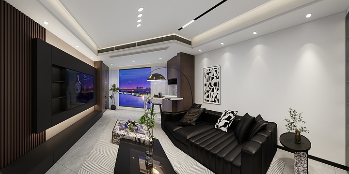 柳州设计师小丽-象州意式风格-装修设计方案