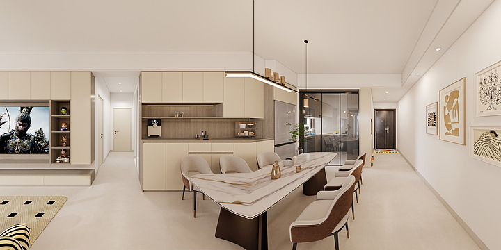 零点效果图代画-新锋新宇25-1302彭美女-装修设计方案