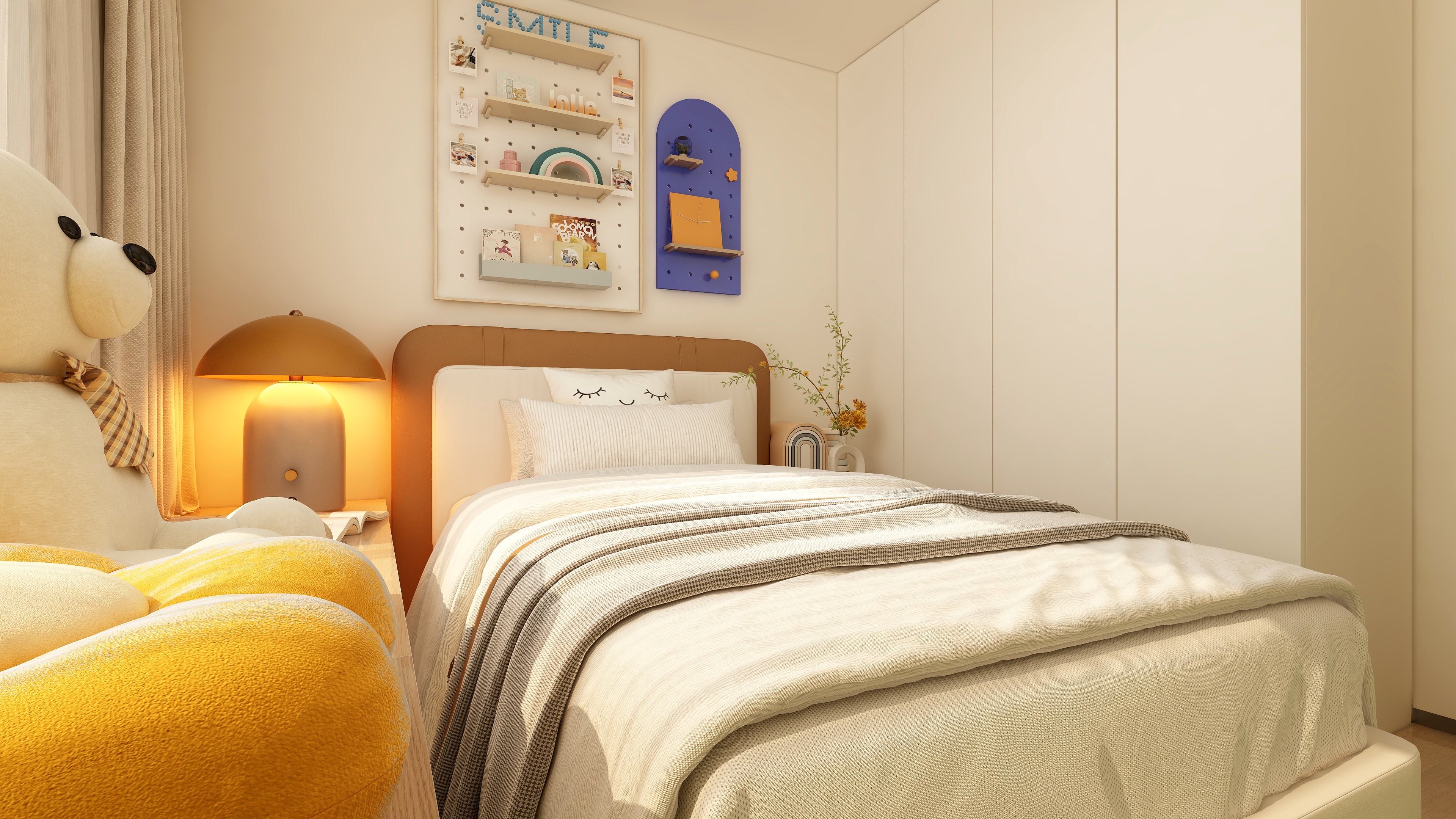 至简名设-文稳康-《万科时代都汇》80平现代loft|三居室装修效果图