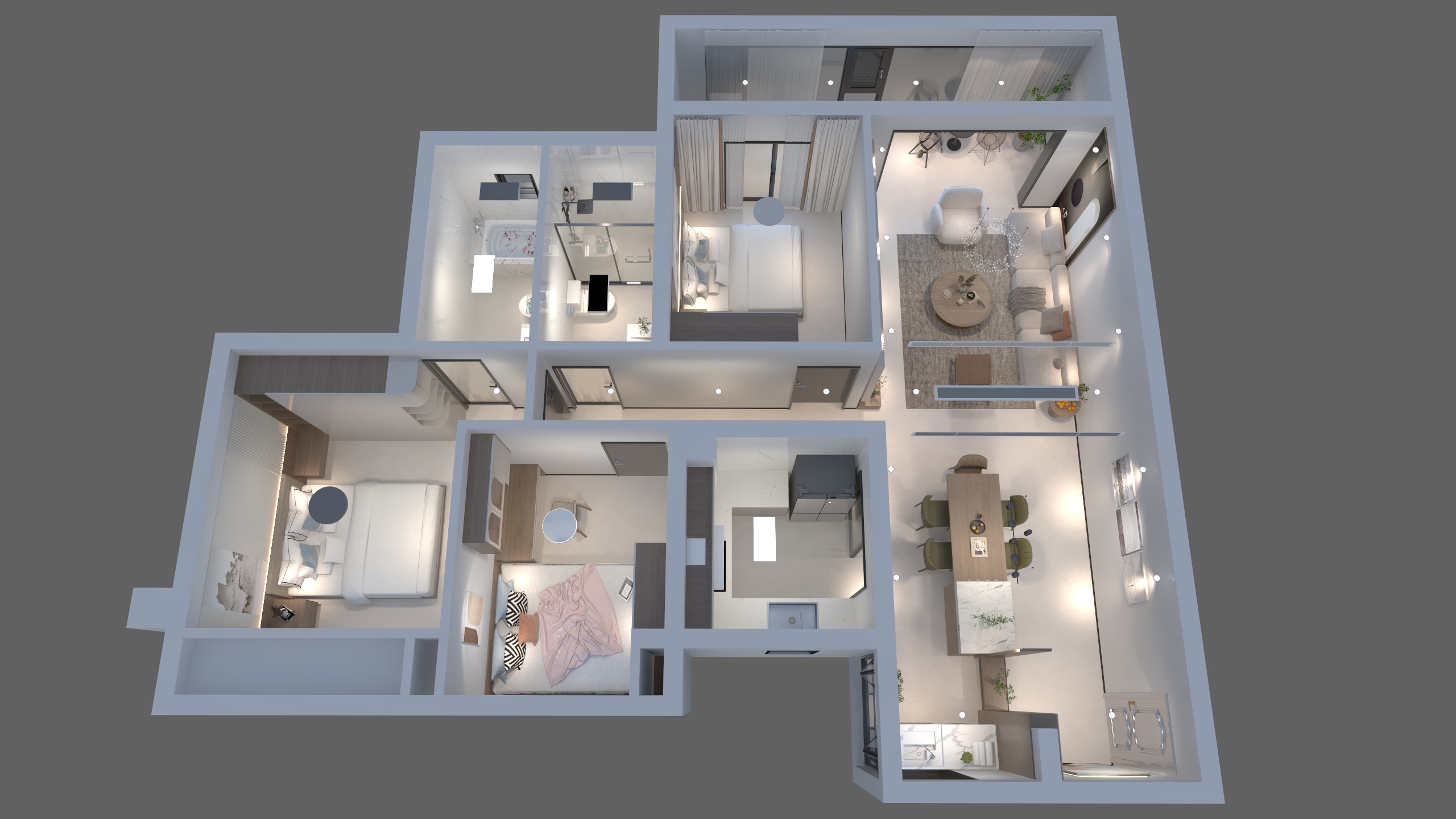 -帝露全案设计师.跃龙--星河116平-装修设计方案