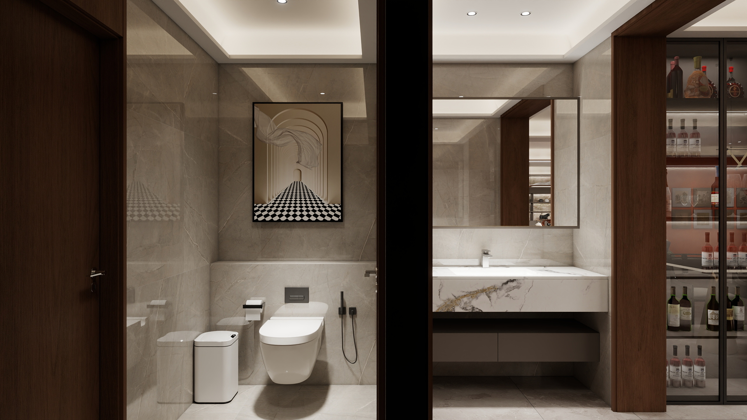 空间设计9527-九号公馆-1层01-装修设计方案