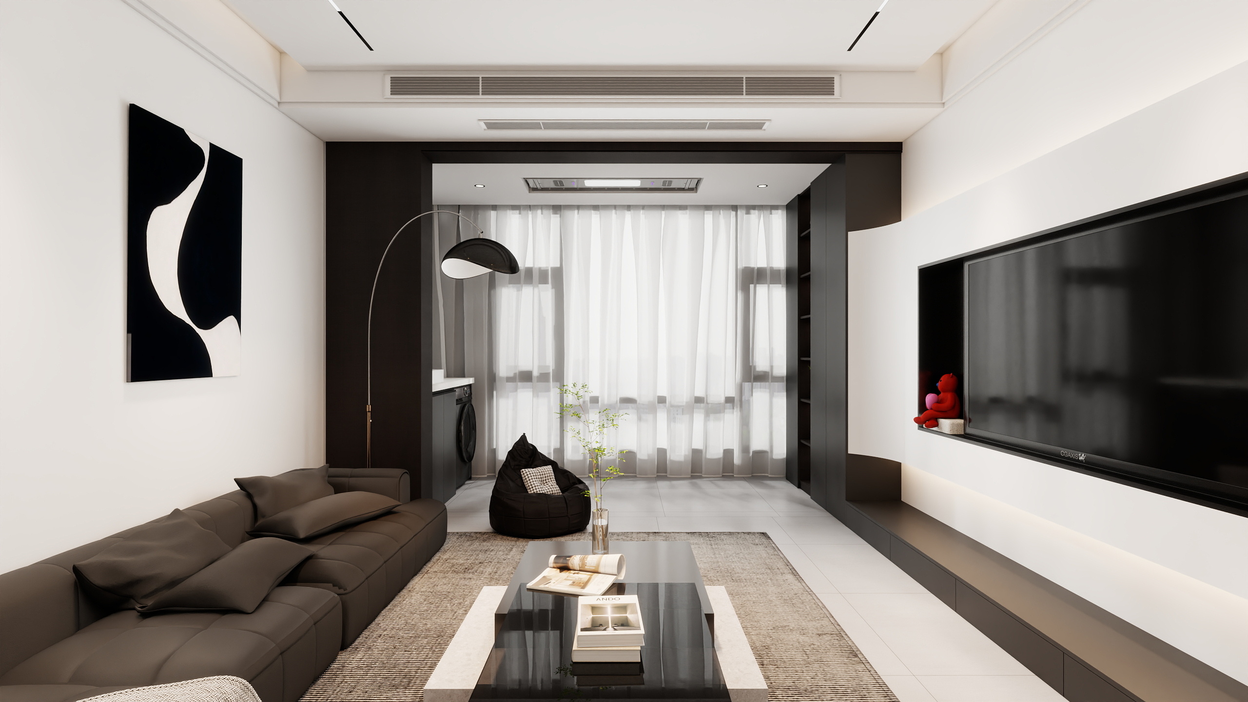 郭子陽-黑白灰-装修设计方案