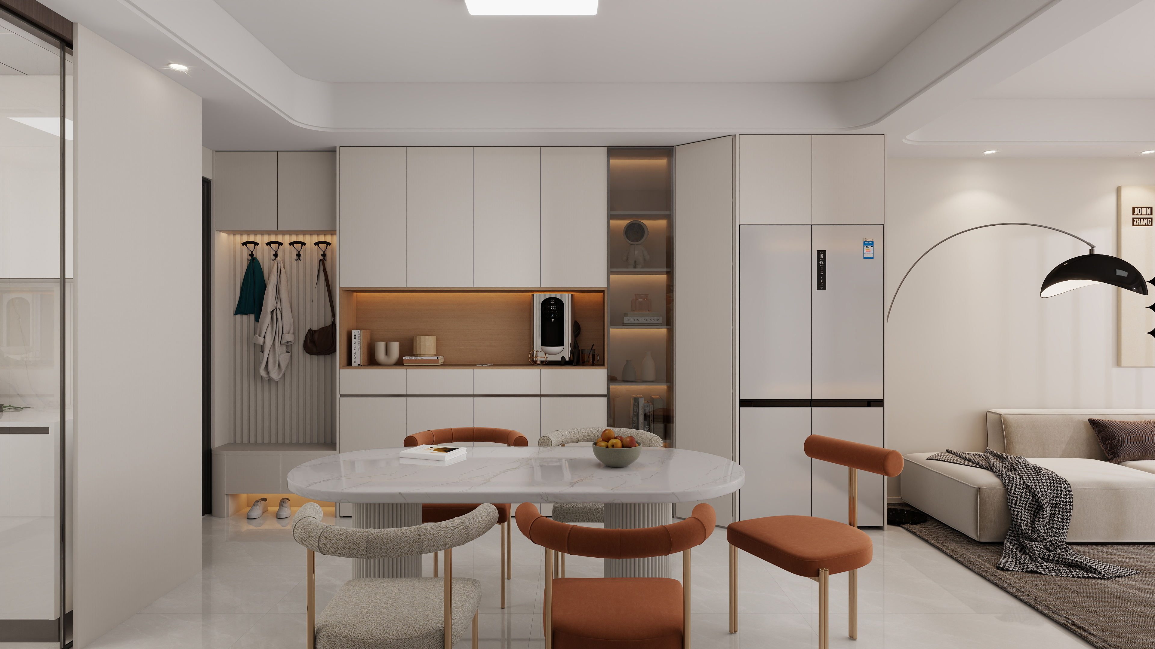 彭勇.全案设计-润达国际115㎡4室装修效果图