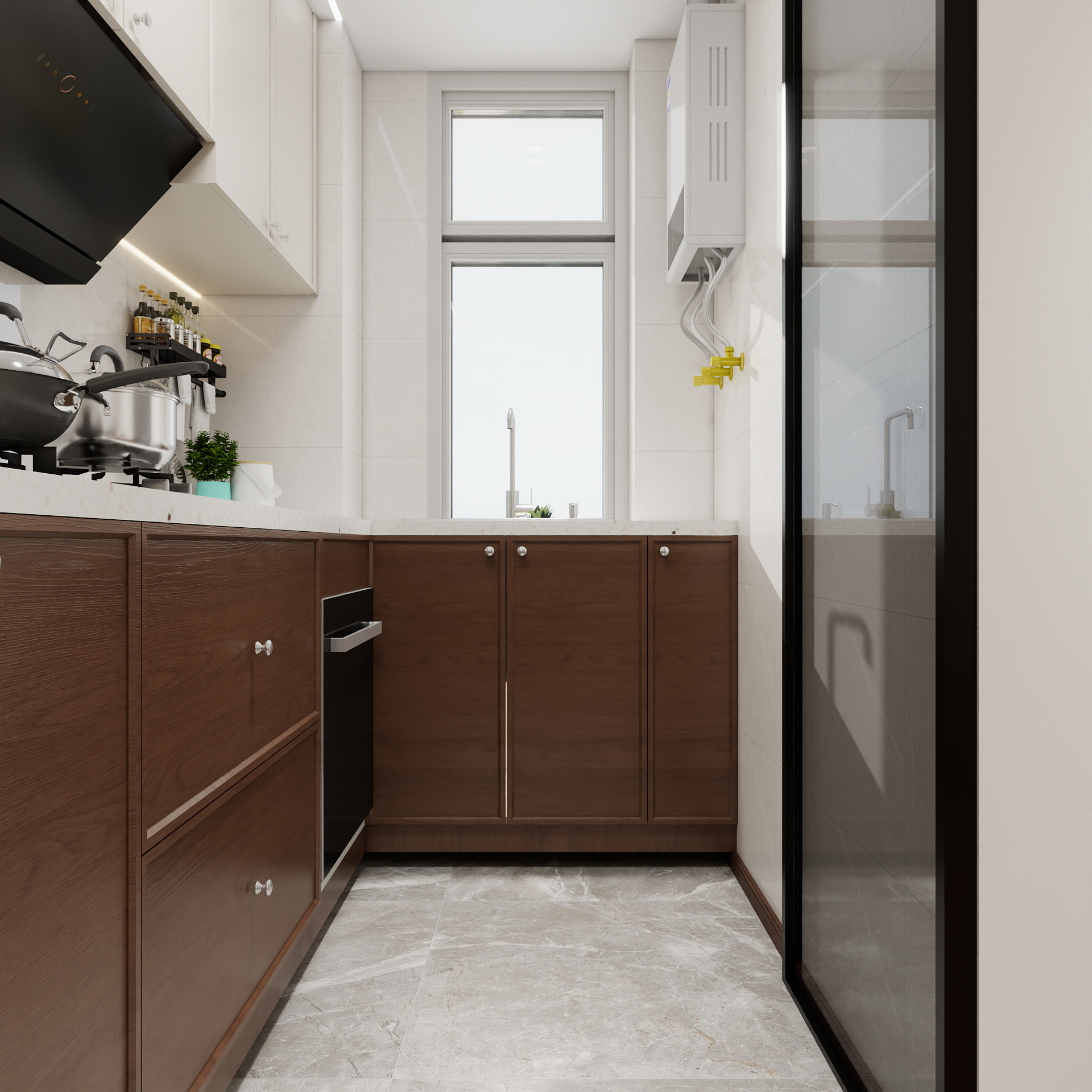 湛智华-美式73平2房 汉河家园装修效果图