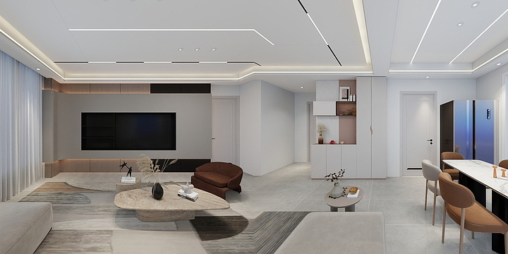 欧斯龙V欧宅高端顶墙-鹤南中路37号-装修设计方案