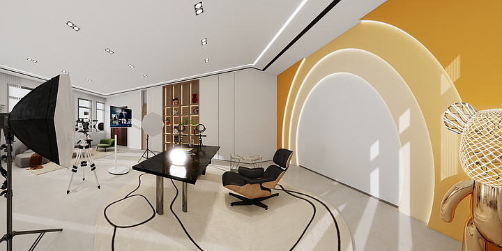 设计020-桂阳职中多功能室装修-装修设计方案