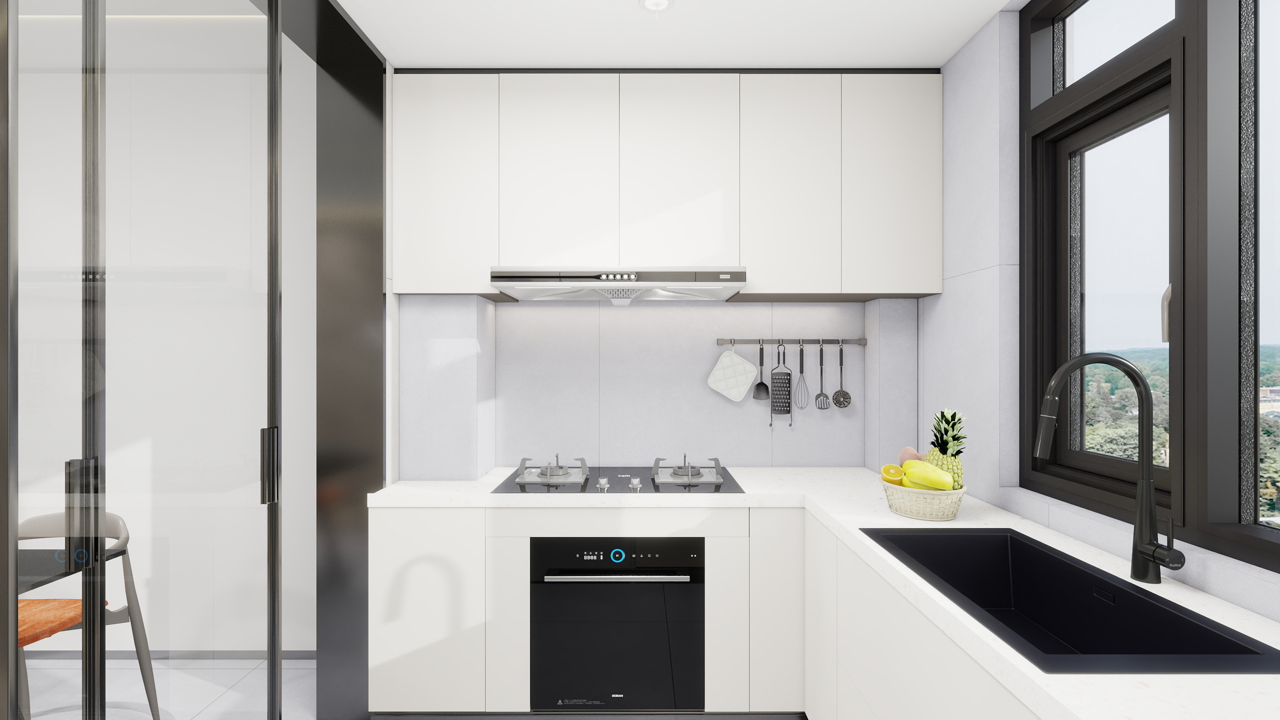 神马云在线-极简家徒四壁131㎡4室装修效果图