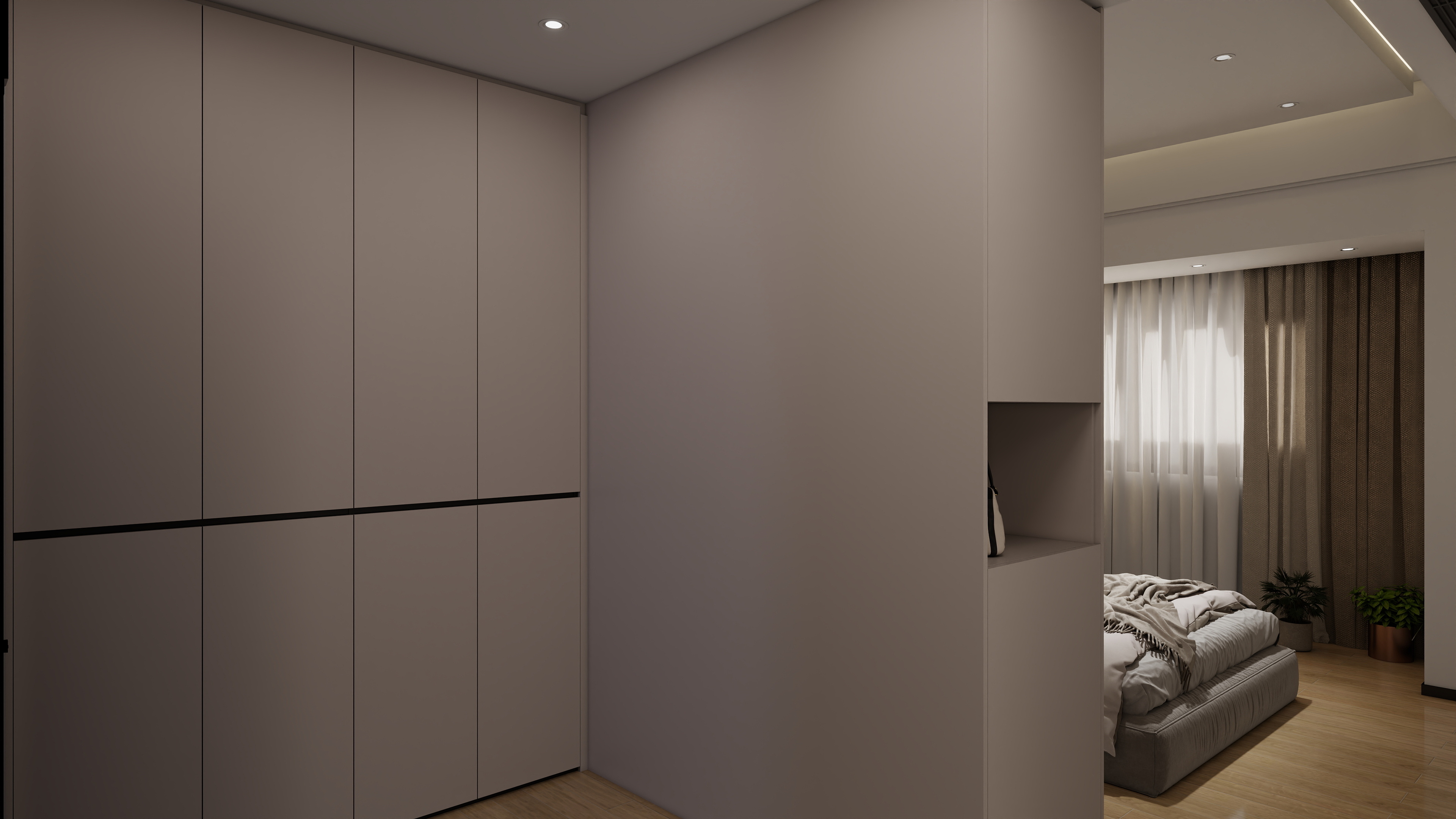 设计师侯大大-伴山香颂128㎡3室-装修设计方案