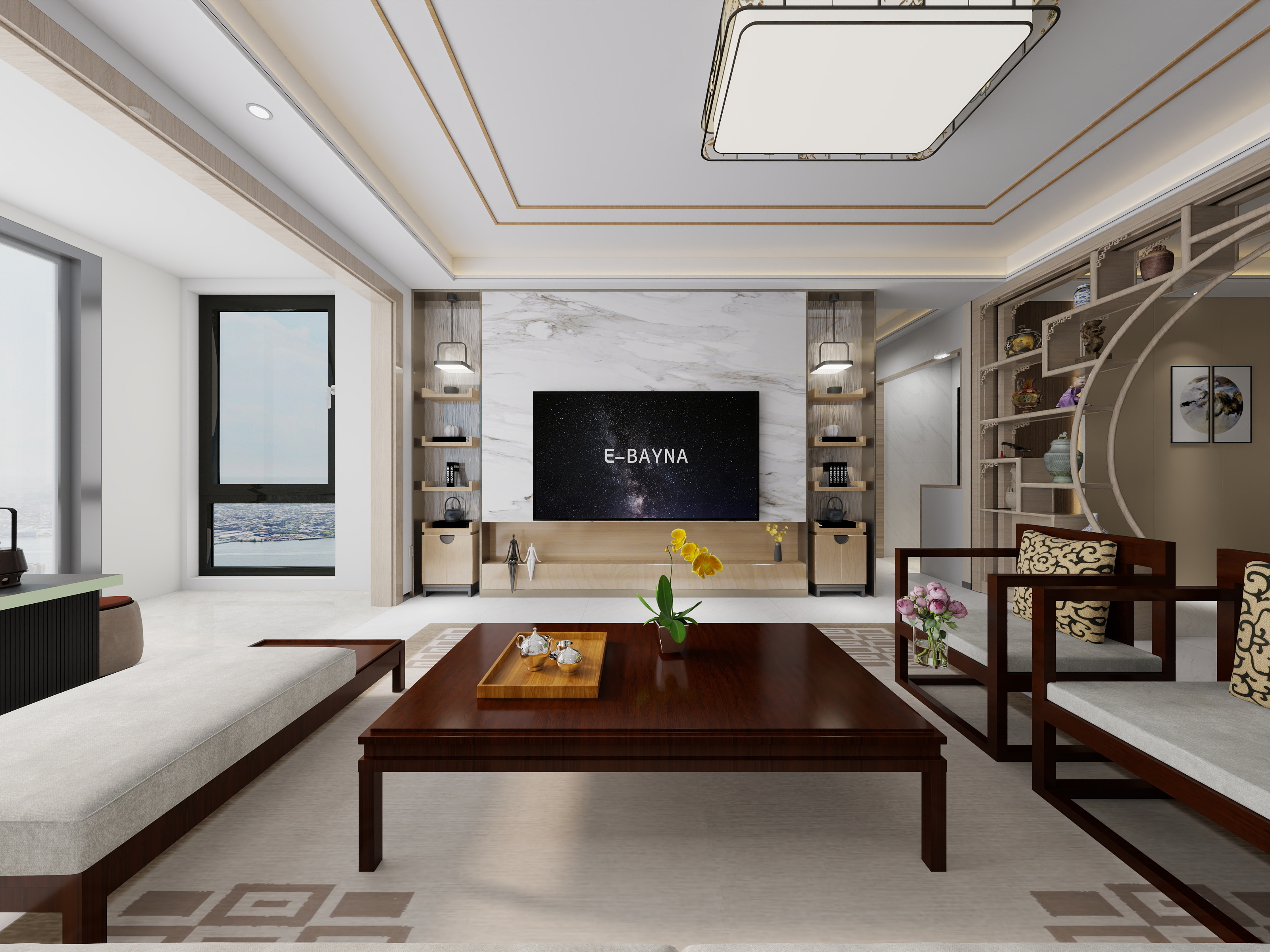 TRAU清静-龙景天际7栋中古-万里景装修效果图