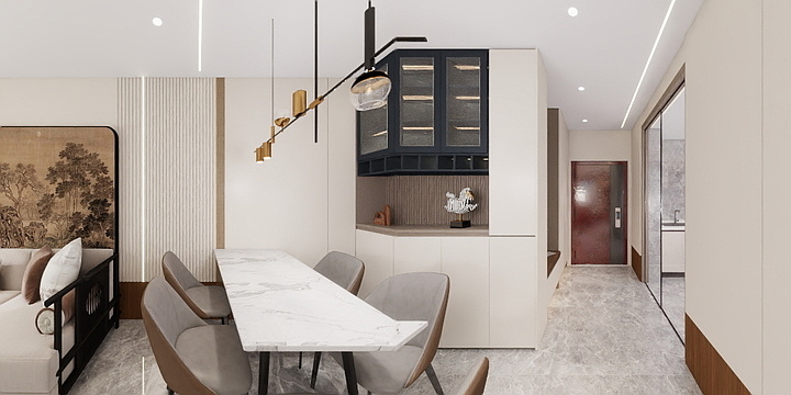 室内设计师张博1-杨凌.李总雅宅设计方案-装修设计方案