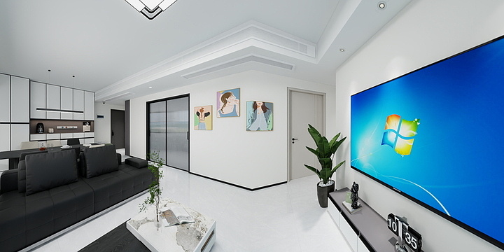 八艺宅装饰-明信云珑府3-132-装修设计方案