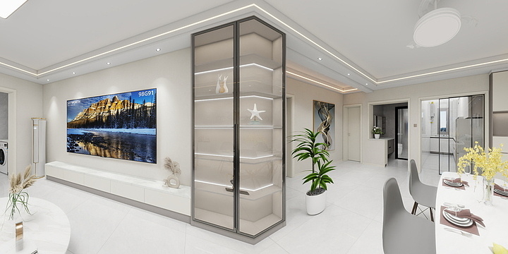 李建明设计工作室-西部新城崇德苑109㎡-装修设计方案