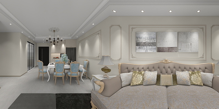 不会种庄稼的农民-百蕊翰林院19-2-13B2法式-装修设计方案