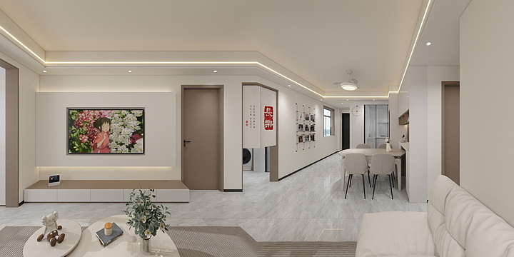 玟娜-琴岛壹号院-装修设计方案