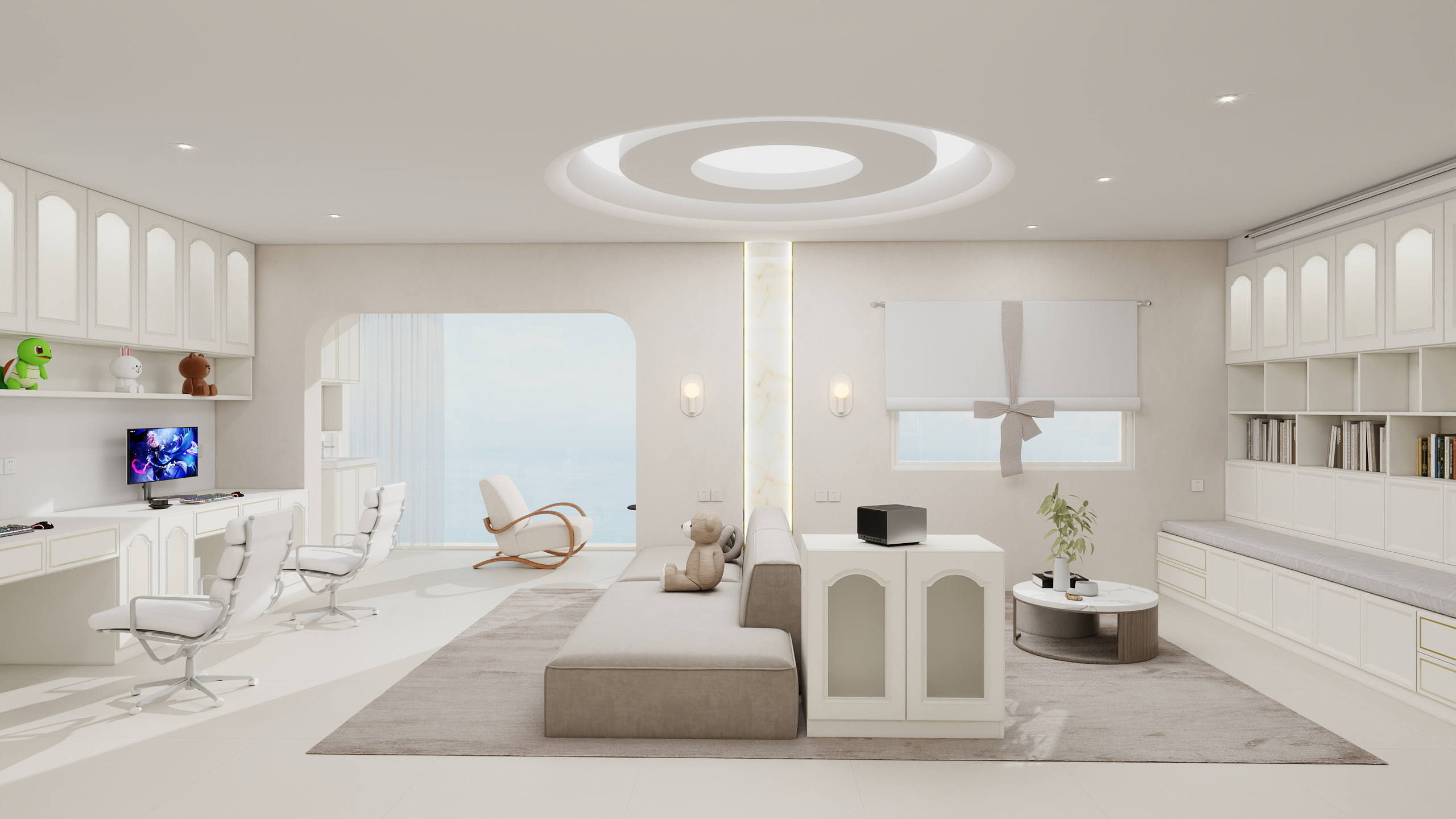 源空间SourceSpaces-奶油轻奢 利通长兴城144㎡2室-装修设计方案