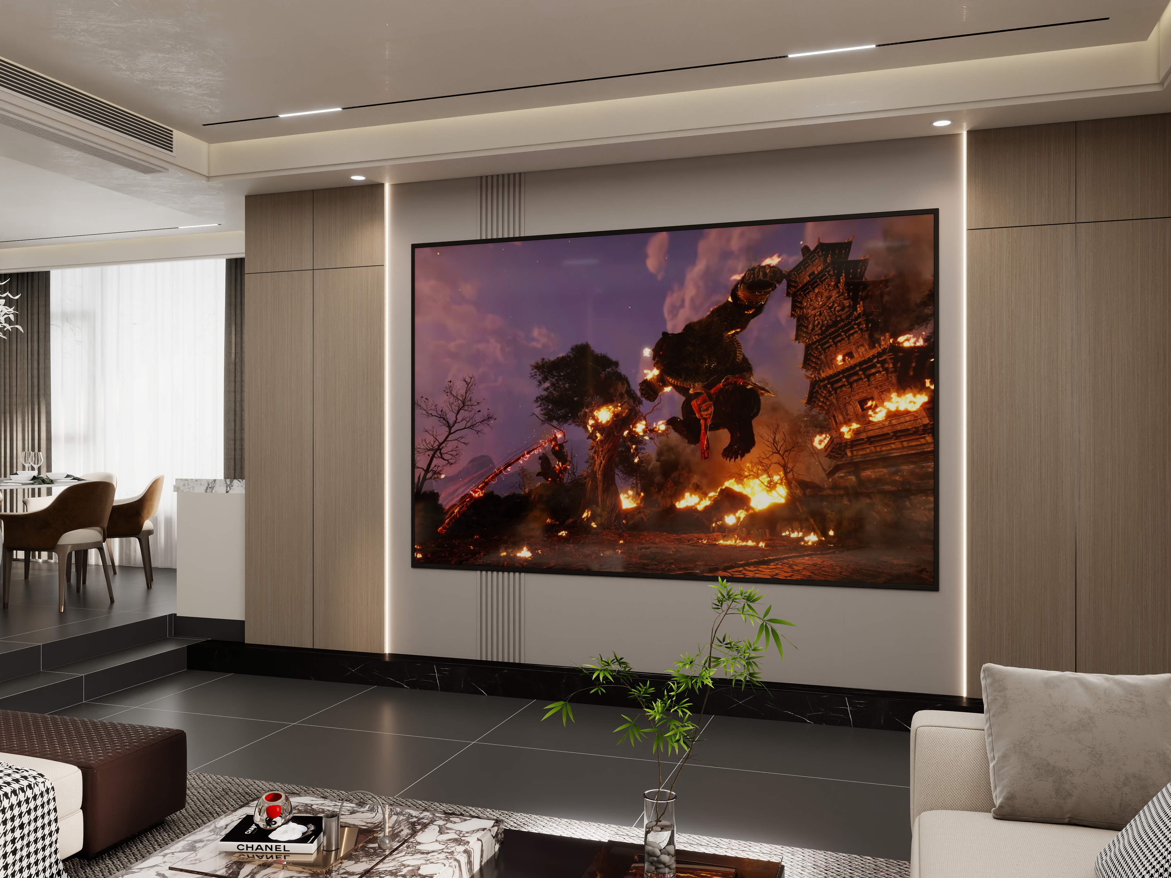 壹诺设计工作室-现代极简装修效果图