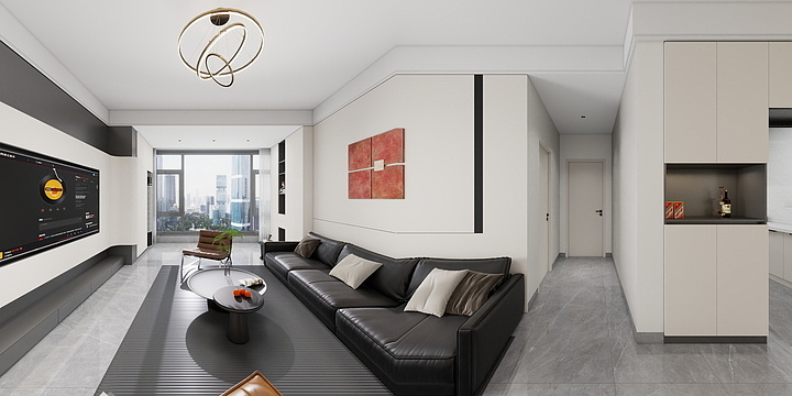 Lm2-仙湖名邸5-1-2902效果图-装修设计方案