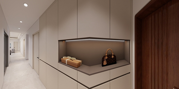 鑫坤装饰全屋定制-南江.麓府二期城南一号-装修设计方案