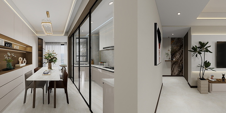 小榕树设计-龙海南苑-装修设计方案