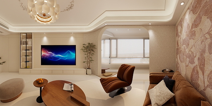 嗏詮-法式中古大平层-装修设计方案