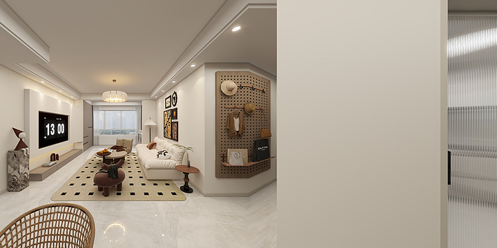 亚瑟015-鹭岛北苑97平-装修设计方案